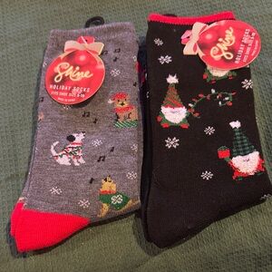 Festive Holiday Socks Set